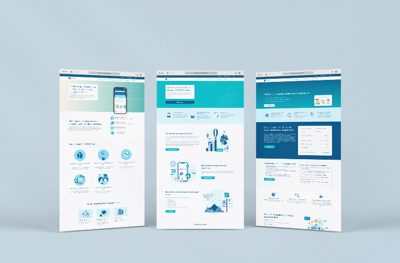 Thiết kế website Edubao – giao diện desktop hiện đại