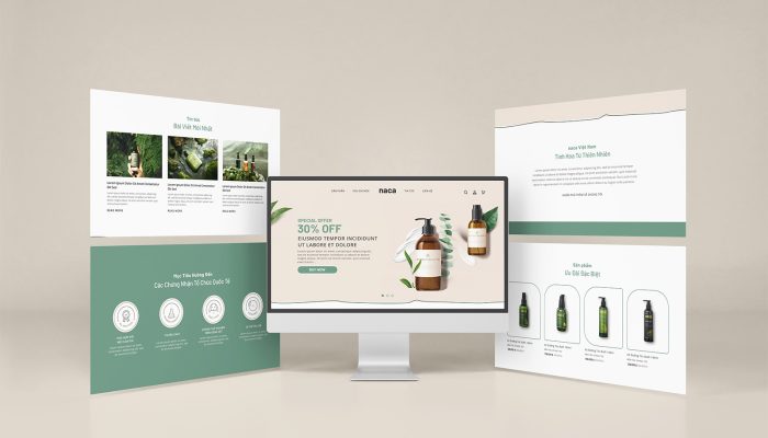 Dự án thiết kế website chuẩn SEO cho doanh nghiệp Mỹ Phẩm